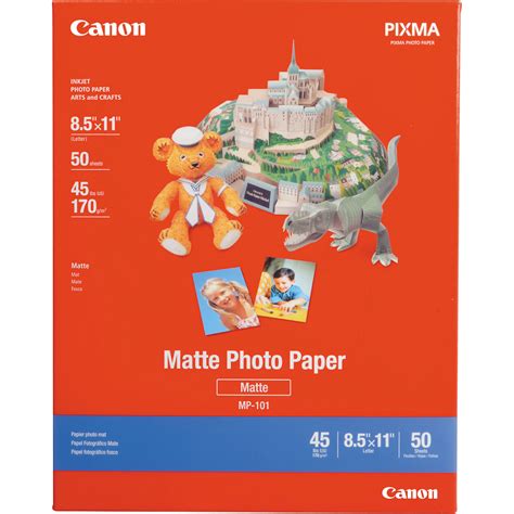 Canon Matte Photo Paper 8.5x11 .